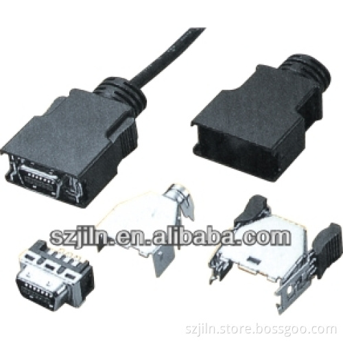 scsi connector solder type with iron shell